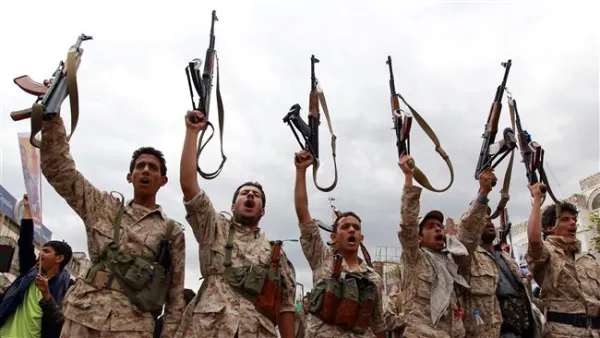 The head of Yemen's Shia Houthi rebels threatened to fire missiles at the United Arab Emirates (AFP)