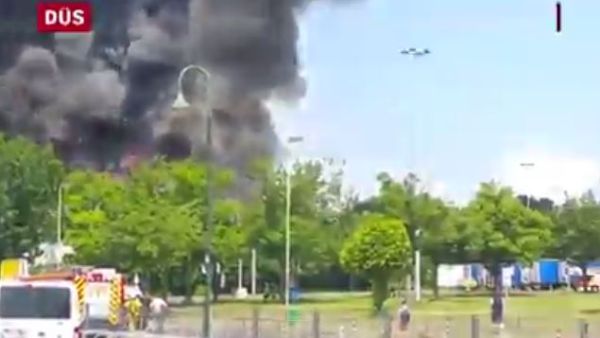  حريق مروع يلتهم مخيمات اللاجئين في ألمانيا - من المصدر 