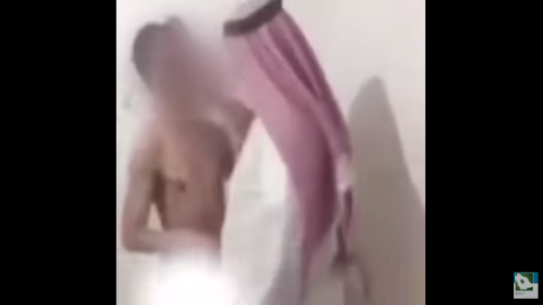 A screenshot from the video. (credit: YouTube)