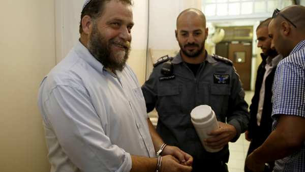 The far-right Israeli Jewish extremist Benzi Gopstein, who was acquitted of assault charges Sunday. (AFP photo)