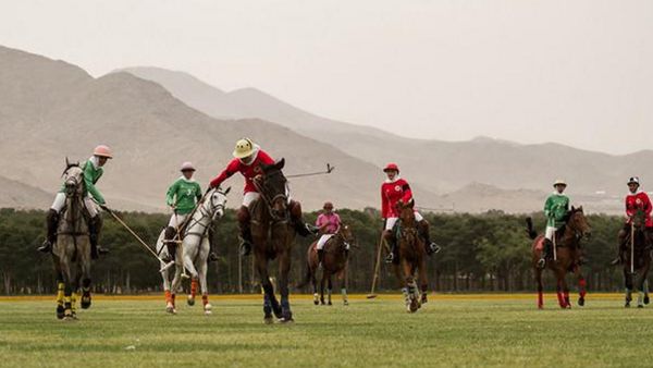 Women in Tehran this week compete in a polo competition, a decade after the sport was legalized. (Twitter)