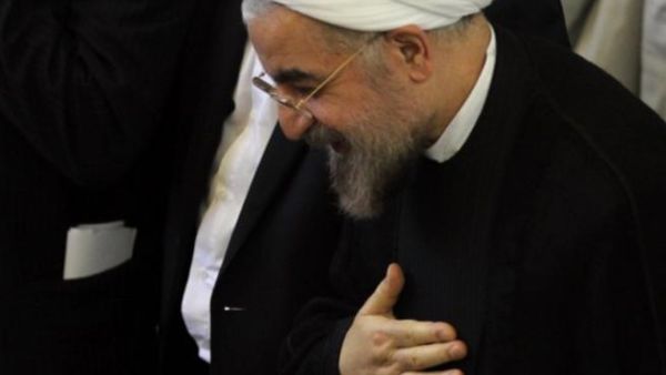 Iranian President Hasan Rouhai (AFP/ATTA KENARE)