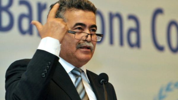 Israel's Environment Minister Amir Peretz speaks during the 18th ordinary meeting of contracting parties to the Barcelona convention and its protocols on December 5 2013 in istanbul. [Ozan Kose/AFP]