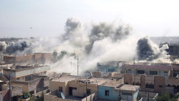 قصف عنيف على مدينة الفلوجة وسط تكبيرات مساجدها 