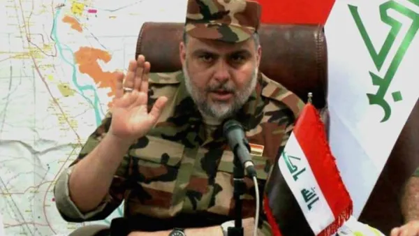 زعيم التيار الصدري في العراق مقتدى الصدر