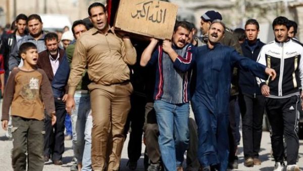 Iraq funerals commonly under attack as violence escalates in region. [nytimes]