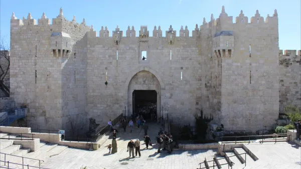 منطقة “باب العامود” وسط القدس المحتلة