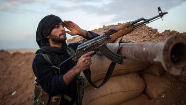 A fighter in Iraq. Violence in Iraq has seen levels not seen since 2008.(Image credit: AFP)
