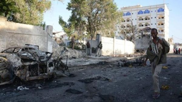 The Shebab claimed responsibility for the Jan. 2 twin bombing attack near Mogadishu's Jazeera hotel (Abdiwahab Mohamed/AFP)