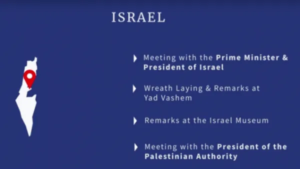  المخطط أن يقوم دونالد ترامب بزيارة فلسطين التاريخية يوم الإثنين المقبل