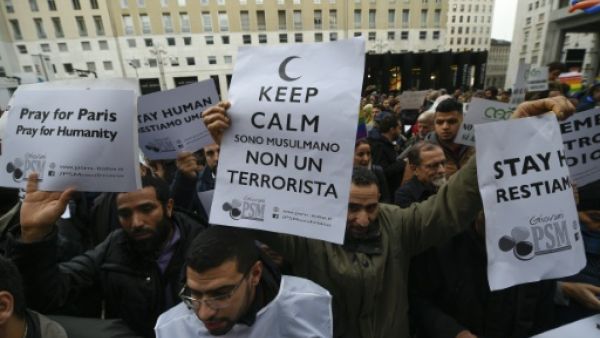 مسيرتان سلميتان لمسلمي ايطاليا رفضا للعنف باسم الدين