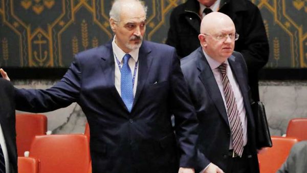 الجعفري يبلغ مجلس الأمن بدخول فريق أمني أممي لدوما
