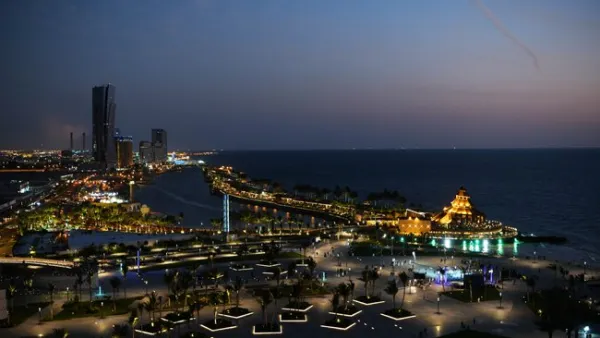 The new waterfront project is located along the Red Sea coast and has a total area of 730,000 square meters with a length of more than 4 km. (Courtesy of Arab News)