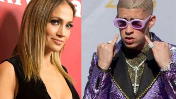 Jennifer Lopez, Bad Bunny. (AFP/File)