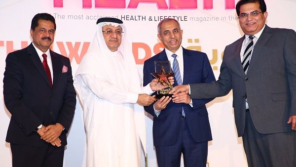 During the Annual Health Awards 2018.