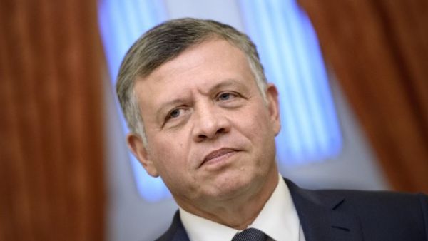King Abdullah chaired a meeting to launch an economic stimulation plan on Wednesday May 3, 2017. (AFP/ Brendan Smialowski)