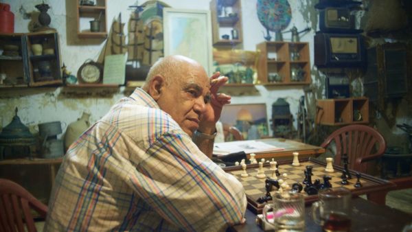 Mohammad Al-Khatib in his museum. (Photo credit: Martin Roux)