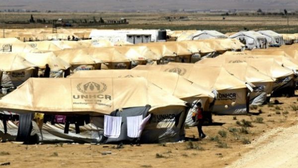 A Syrian refugee camp in Jordan, which is likely to receive part of the additional aid the U.S. is providing to Jordan (AFP/ File Archive).