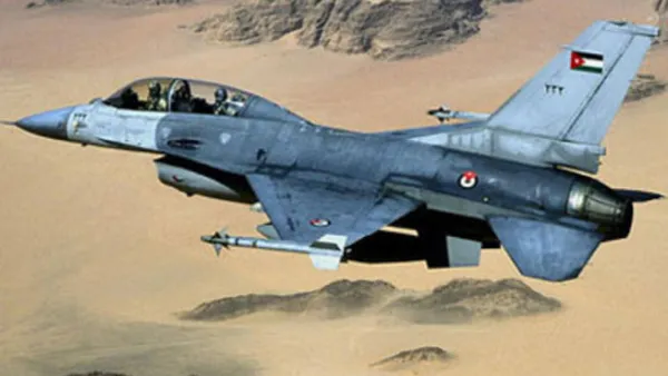 مقاتلة حربية اردنية