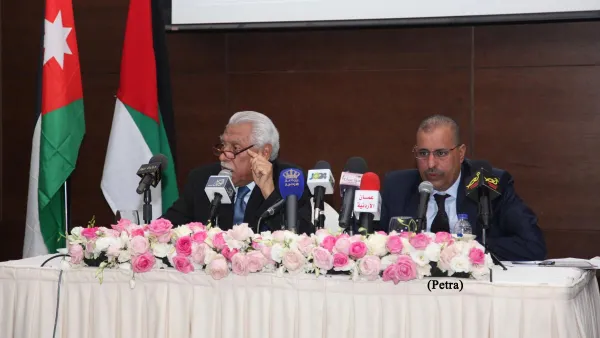 خلال المؤتمر الصحفي للاعلان عن فعاليات مهرجان جرش للثقافة والفنون