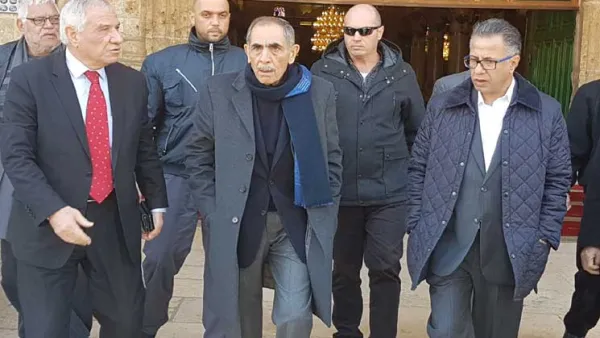 وزير الداخلية الأردني غالب الزعبي،يزور المسجد الأقصى