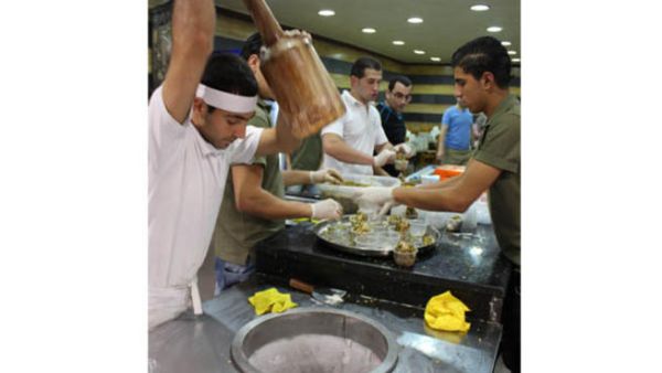 An Ice cream shop in Amman, Jordan