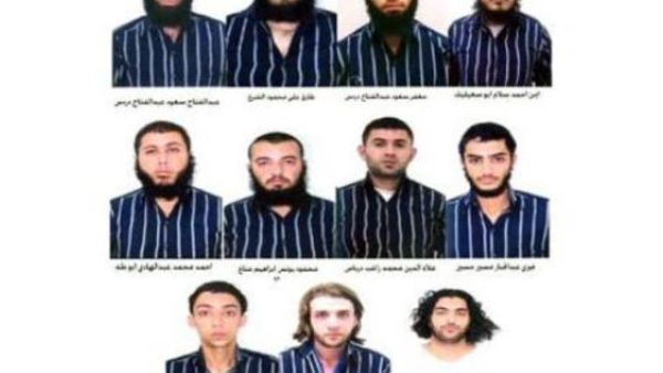  أعضاء خلية (9-11) كما وصفتهم السلطات الأردنية