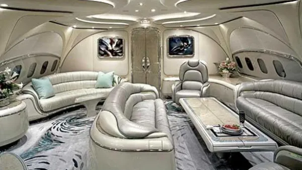 صورة من داخل الطائرة
