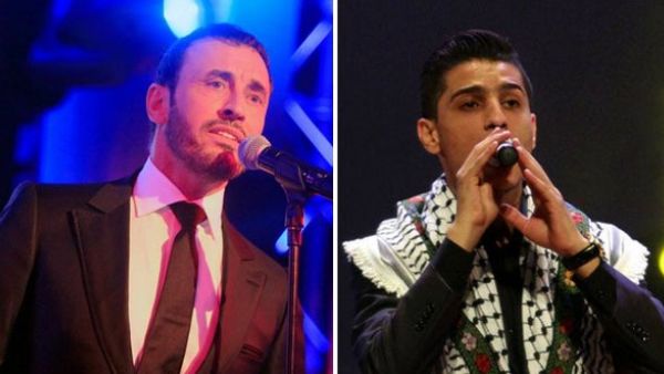 الفنان محمد عساف والفنان كاظم الساهر