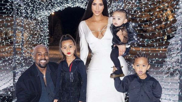 The baby boy is due in May and will be the couple's fourth child  (Source: kimkardashian / Instagram) 