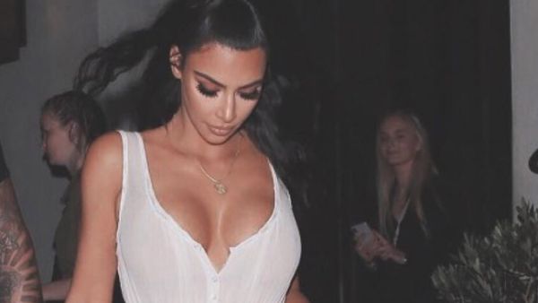She's never shy to flaunt her flawless figure  (Source: kimkardashian / Instagram ) 