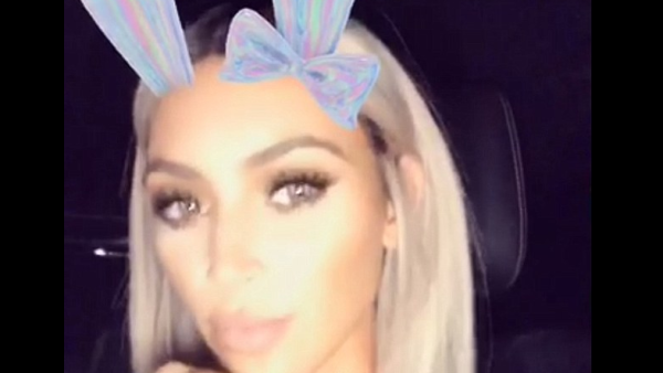 The new style! (Kim Kardashian / Snapchat)