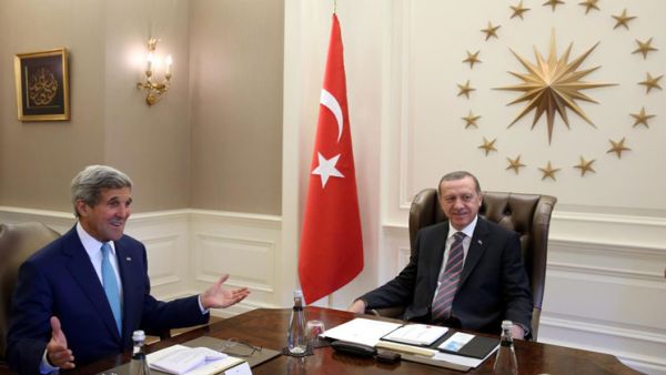 اردوغان: كيري سيزور تركيا في 21 الجاري