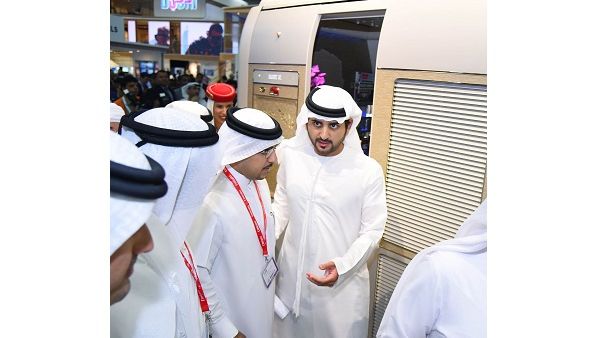 Sheikh Maktoum was officially welcomed by Sheikh Majid Al Mualla.