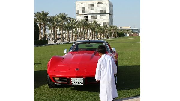 A vintage car on show during Qatar Foundation’s ‘Education City United’ event organized by student leaders as part of the National Day celebrations. A vintage car on show during Qatar Foundation’s ‘Education City United’ event organized by student leaders as part of the National Day celebrations.