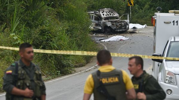 الرئيس الكولومبي قال إن الزعيم المتمرد رفض وقف القتال مع الحكومة