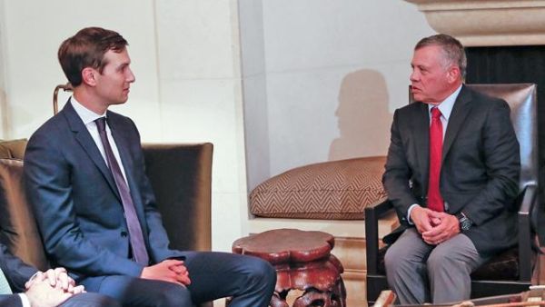 Kushner's discussion with His Majesty covered peace in the Middle East and the strategic partnership between Jordan and the US. (Photo: Royal Court)