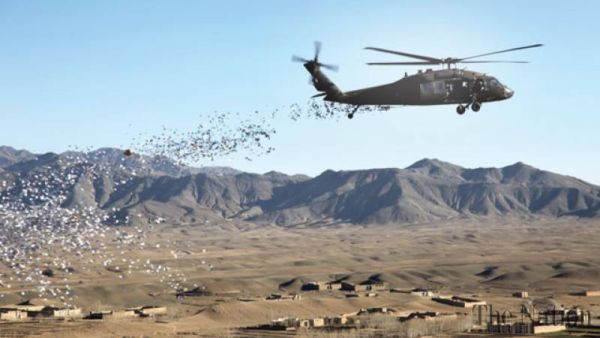 Syria's regime forces drop "choose your destiny" leaflets on Idlib warning fighters to surrender. (AFP/ File Photo)