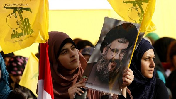 Hezbollah supporters at a rally (image used for illustrative purposes)