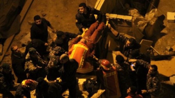 سحب 11 جثة و11 جريحا لبنانيا واجنبيا من تحت انقاض المبنى
