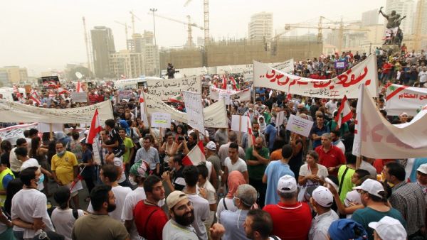Residents of the Naameh landfill site are likely to resist government plans to reopen it. (AFP/Anwar Amro)