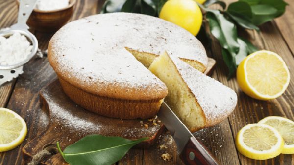 كيك بالليمون 