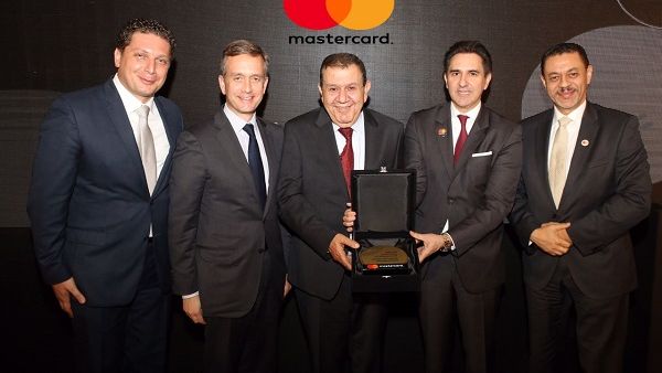 Khalid Elgibali, Division President; Basel Eltell, General Manager, Saudi Arabia and Levant Cluster; Dr. Ziad Fariz, Governor of the Central Bank of Jordan; Timothy Murphy, General Counsel and Chief Franchise Officer; and Mohammed Qadadeh, Country Manager for Jordan, during the opening ceremony. Khalid Elgibali, Division President; Basel Eltell, General Manager, Saudi Arabia and Levant Cluster; Dr. Ziad Fariz, Governor of the Central Bank of Jordan; Timothy Murphy, General Counsel and Chief Franchise Officer; and Mohammed Qadadeh, Country Manager for Jordan, during the opening ceremony.