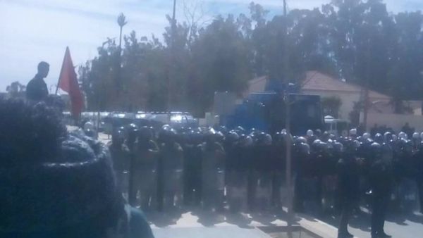 عاشت مدينة جرادة يومها الرابع على التوالي من التوتر 