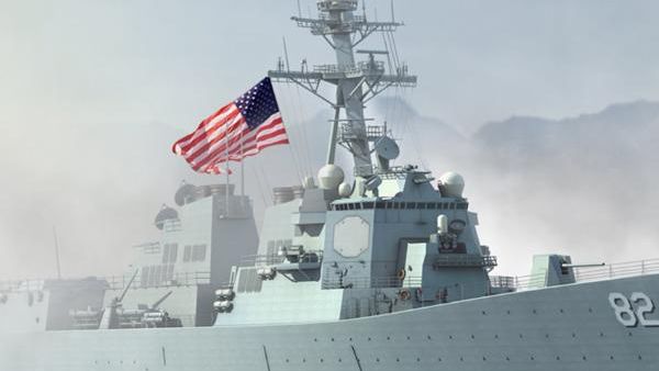 قال الرئيس دونالد ترامب في حسابه على تويتر إنه يصلي من أجل سلامة البحارة