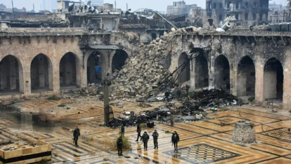 المسجد الأموي في حلب.. أضرار كبيرة لكنه لا يزال صامدا
