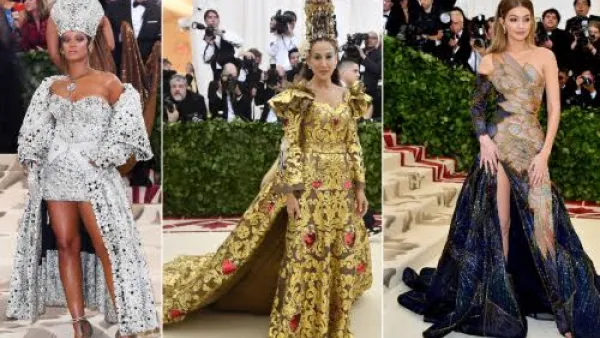 أجمل فساتين النجمات على السجادة الحمراء في حفل Met Gala 2018