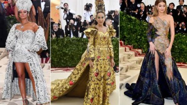 أجمل فساتين النجمات على السجادة الحمراء في حفل Met Gala 2018
