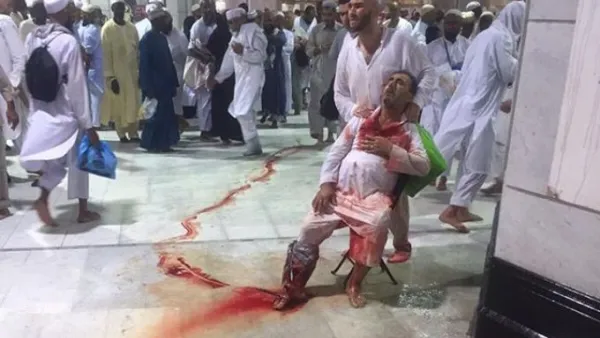 سقوط الرافعة في الحرم المكي "ارادة الله"
