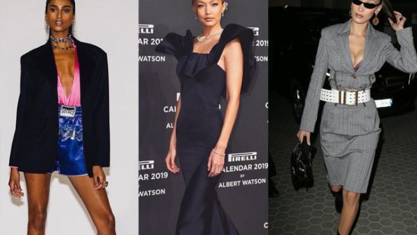 US-Palestinian model Gigi walked her first-ever Prada runway (Source: gigihadid ,bellahadid , immamhammam / Isntagram ) 